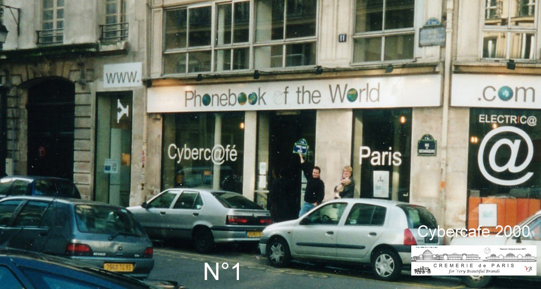Phone Book of the World invented at Cybercafe de Paris Phone Book of the World